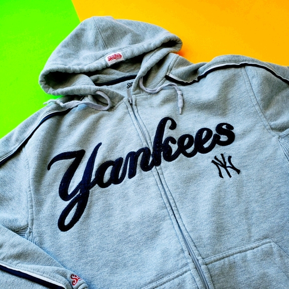 Vintage New York Yankees zip up hoodies sweater